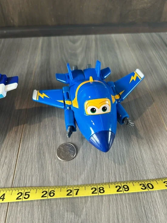 Super Wings Transforming Airplanes Lot of 4 Figures | Kids Toy Set - Picture 15 of 15